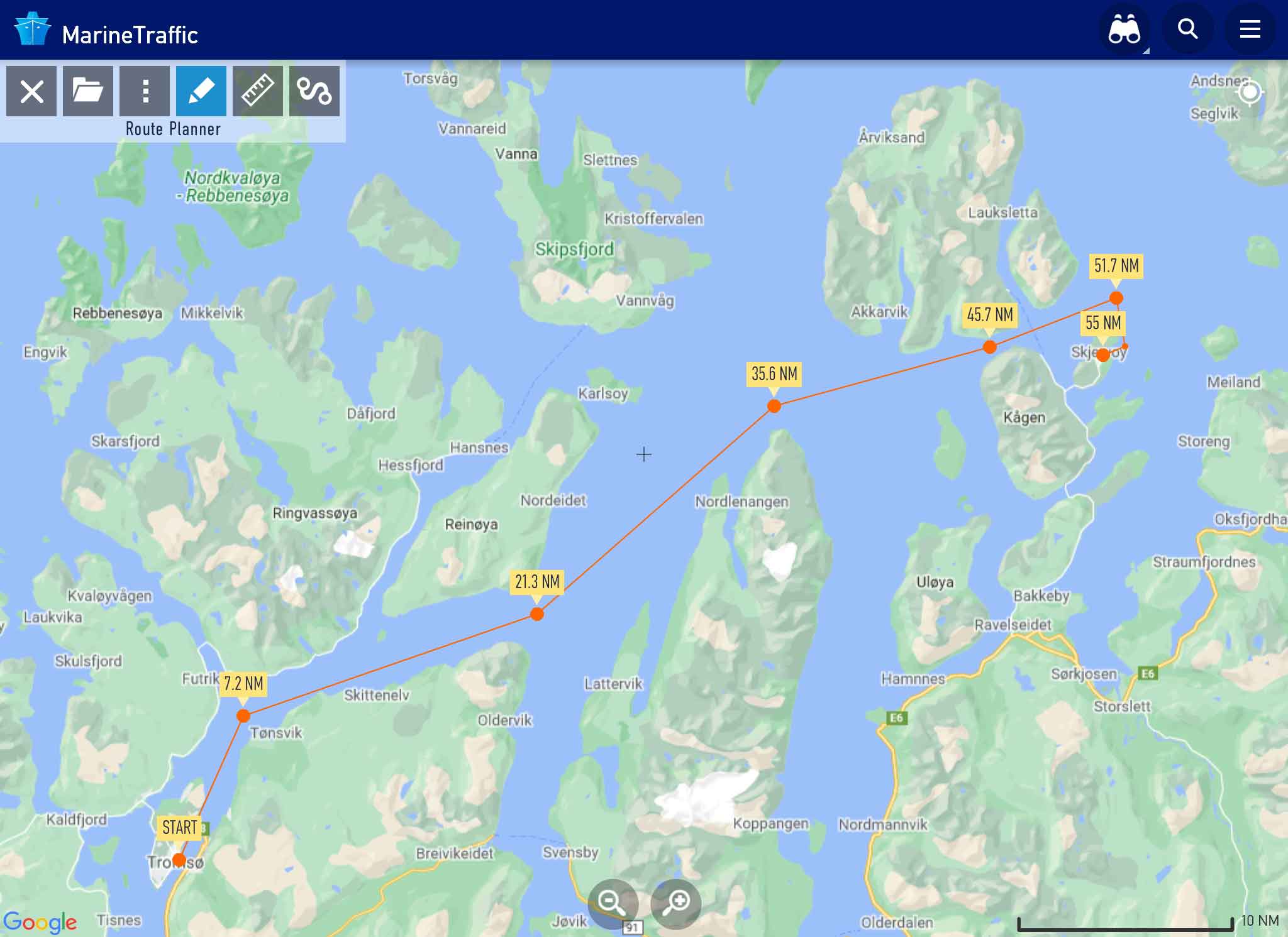 From Tromso to Skjervoy